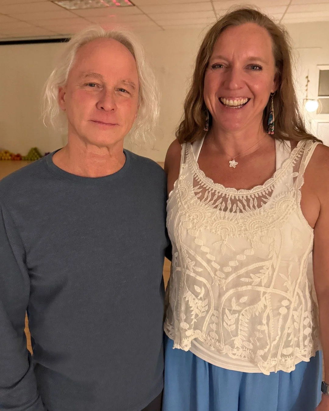 ⬗ Richie and Miriam will be returning on May 7th to offer an opportunity to settle into the 𝘦𝘮𝘣𝘰𝘥𝘪𝘦𝘥 𝘨𝘳𝘰𝘶𝘯𝘥 𝘰𝘧 𝘉𝘦𝘪𝘯𝘨.

⬗ You are invited to an evening of therapeutic Yin Yoga guided by Miriam, accompanied by the spacious, atmosph