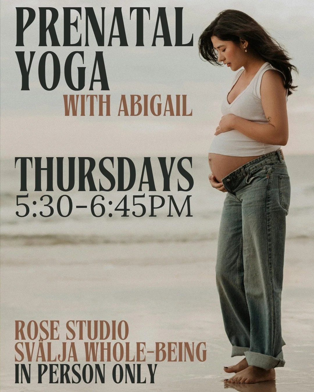 ◈━◈━◈━◈ ◈━◈━◈━◈ 
𝗡𝗲𝘄 𝗖𝗹𝗮𝘀𝘀! 𝗕𝗲𝗴𝗶𝗻𝗻𝗶𝗻𝗴 𝗠𝗮𝘆 𝟳𝘁𝗵

Prenatal Yoga with Abigail Venuso

This yoga practice aims to support pregnant bodies through breath work, gentle strengthening, and relaxation techniques. Each class will also off