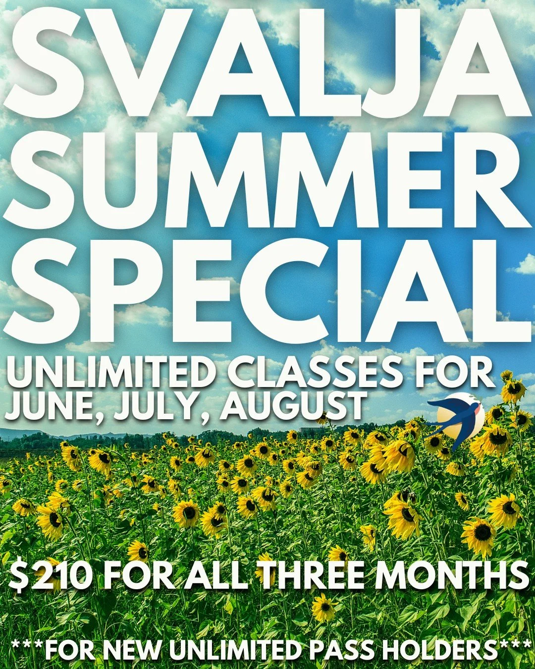 ✨ The Summer Special: 3 Months of Unlimited Yoga for $210 ✨

From June 1 through August 31, 2026, enjoy unlimited access to our entire regular schedule. 

What&rsquo;s Included:

🌷 𝗜𝗻𝗱𝗼𝗼𝗿 𝗖𝗹𝗮𝘀𝘀𝗲𝘀: Breathe and move in our beautiful studi