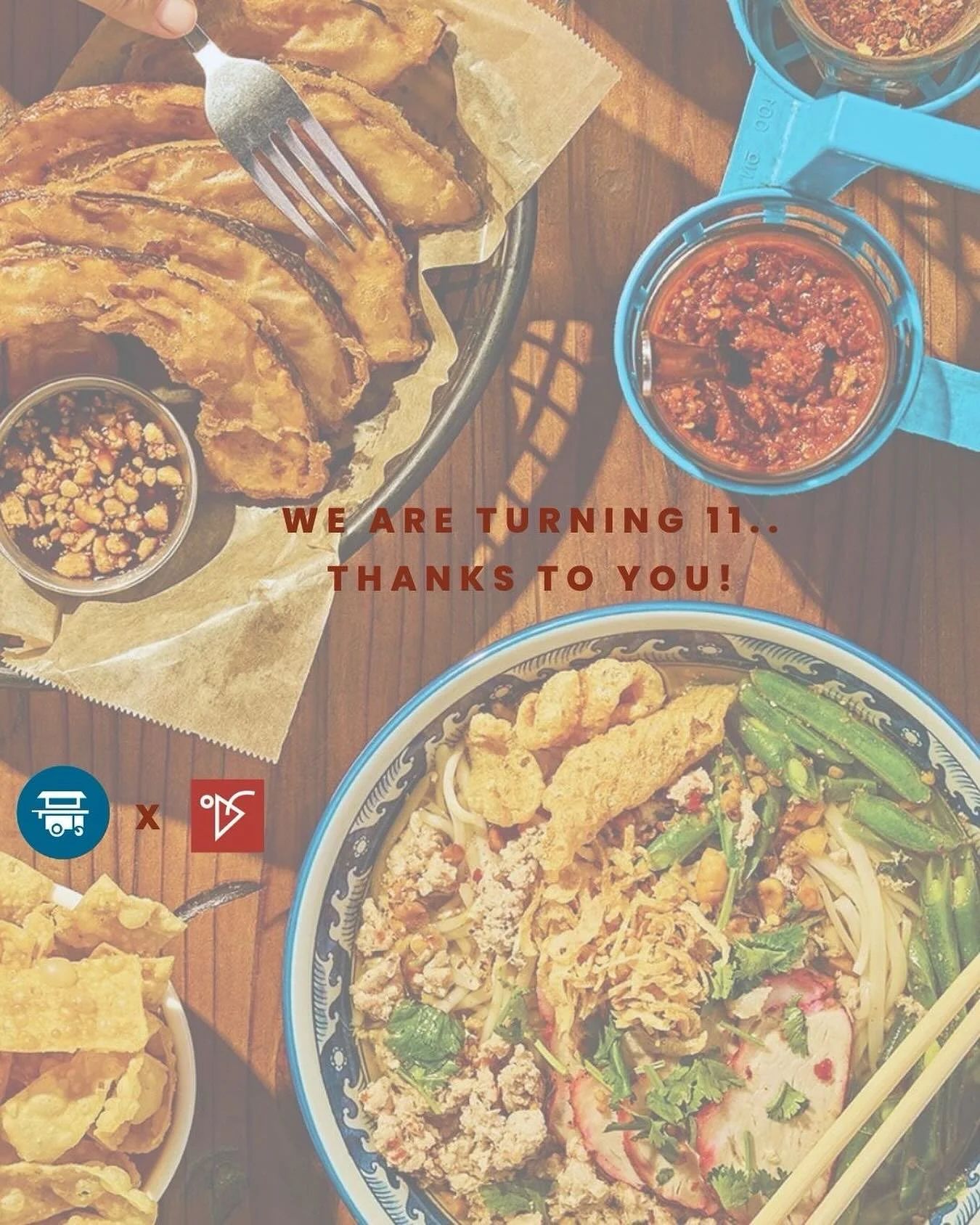 To celebrate, we&rsquo;re giving away $11 gift card @chathaiteacafe 

First 111 dine-in customers only! 
*Minimum spend $50 per bill* 

Just our way of saying thank you for being part of the journey ❤️ #downtownberkley #visitberkeley #berkeleyeats #d