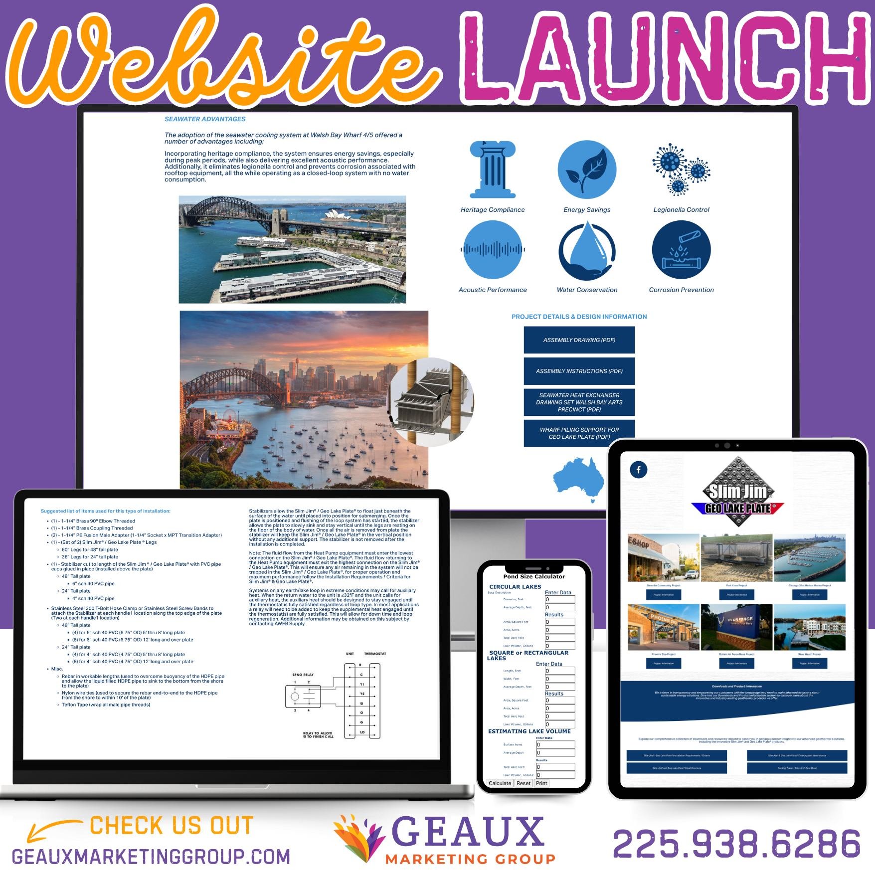 🤩🌴 It has been a BUSY summer at Geaux Marketing Group and we are thrilled to share with you this client's newly launched website!!

We were tasked with organizing, digitizing, and designing an easy-to-navigate website that would showcase all of the