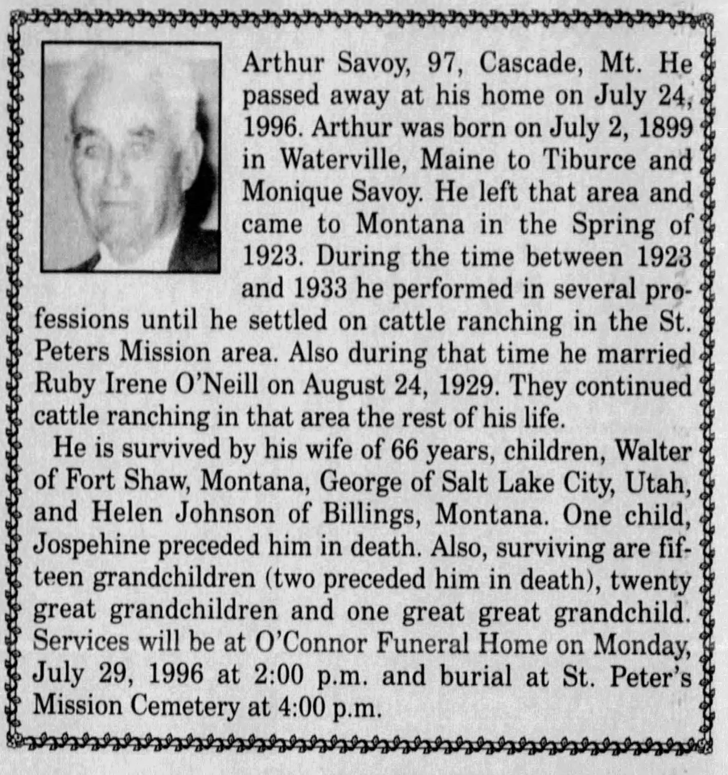 Great Falls Tribune, July 27, 1996