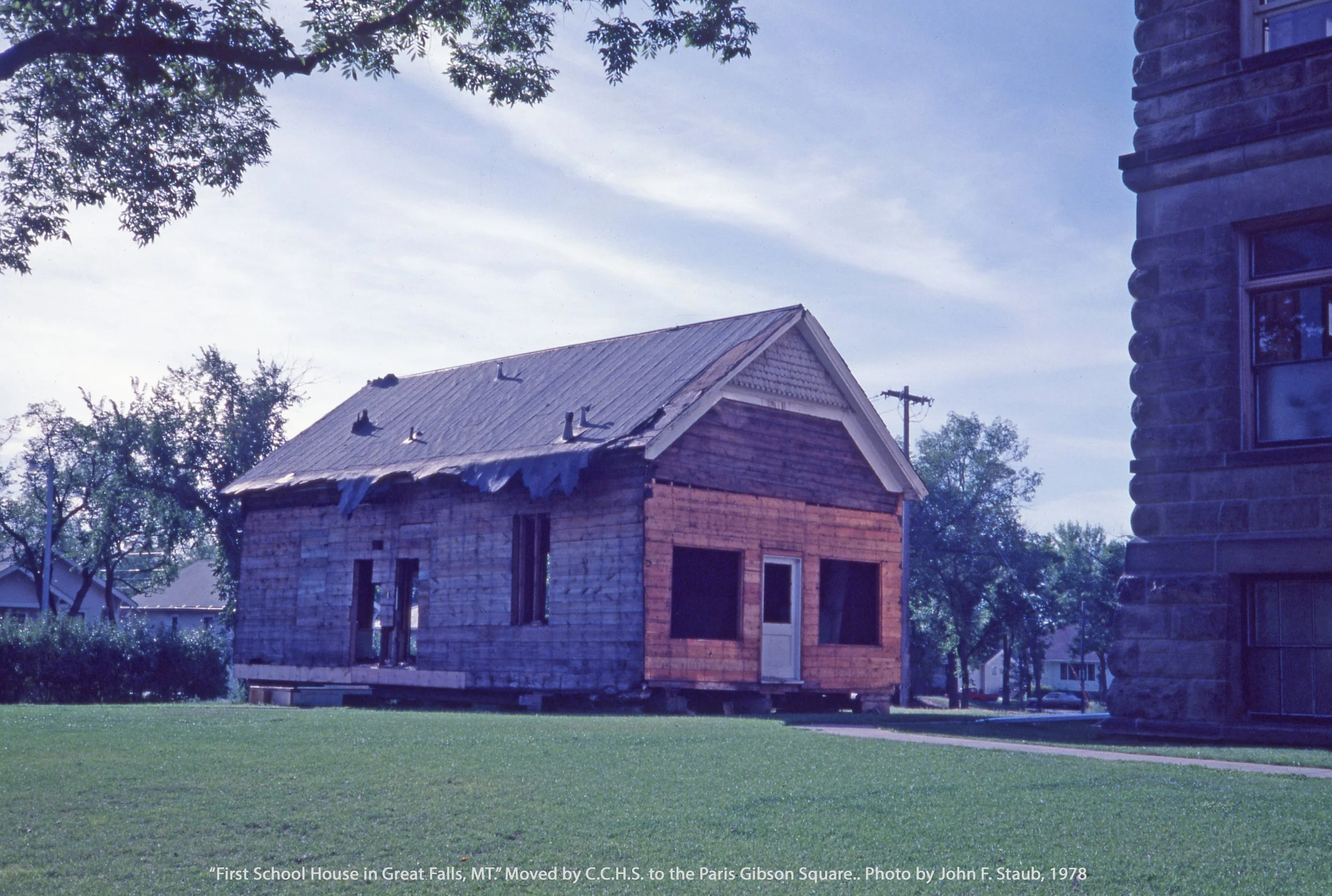 Restoration work, August 1978. Photographer John Staub [2025.035]