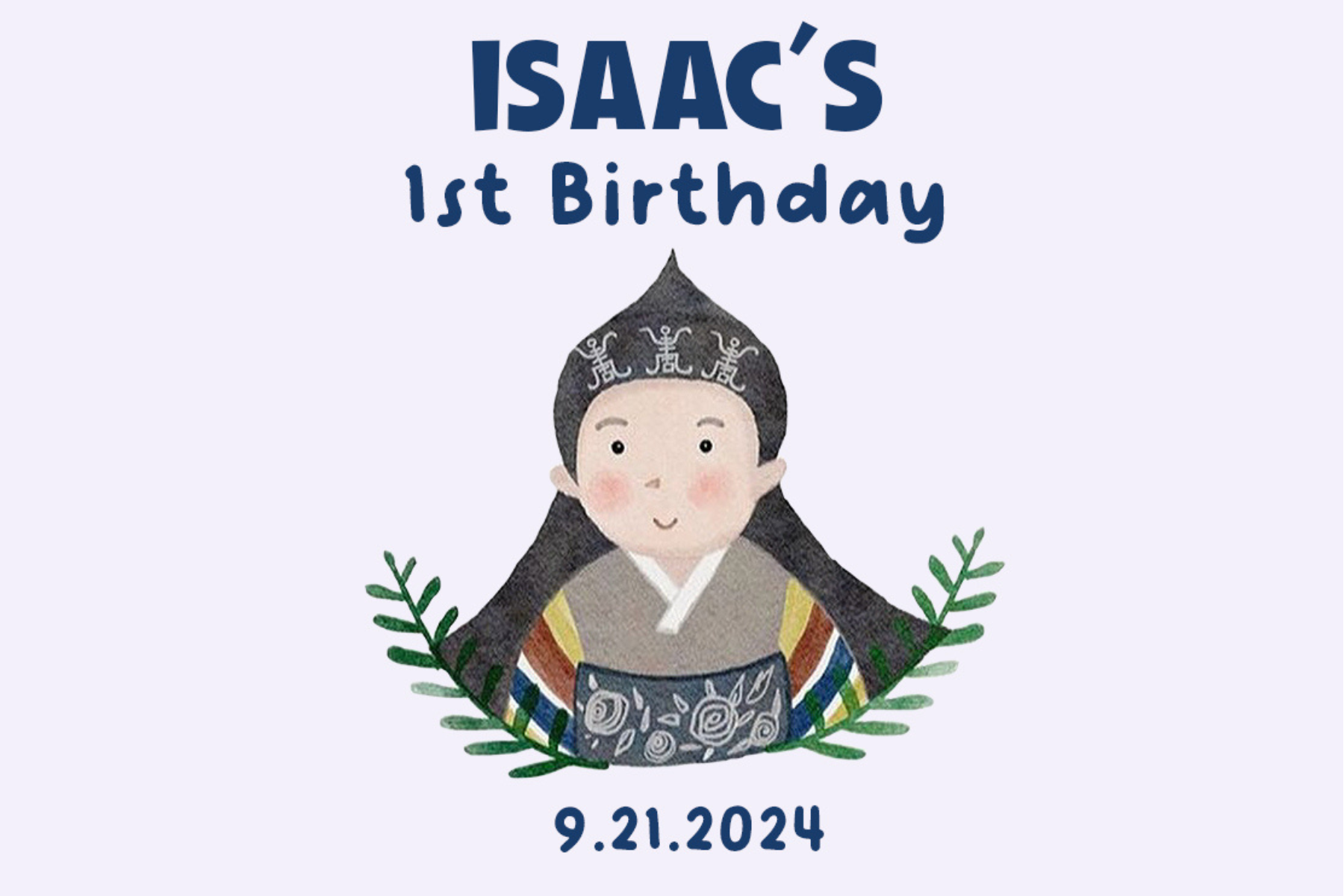  Isaac is ONE!  September 21, 2024