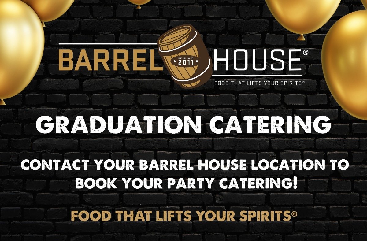 Graduation will be here before you know it. Contact us today to book your party catering needs!