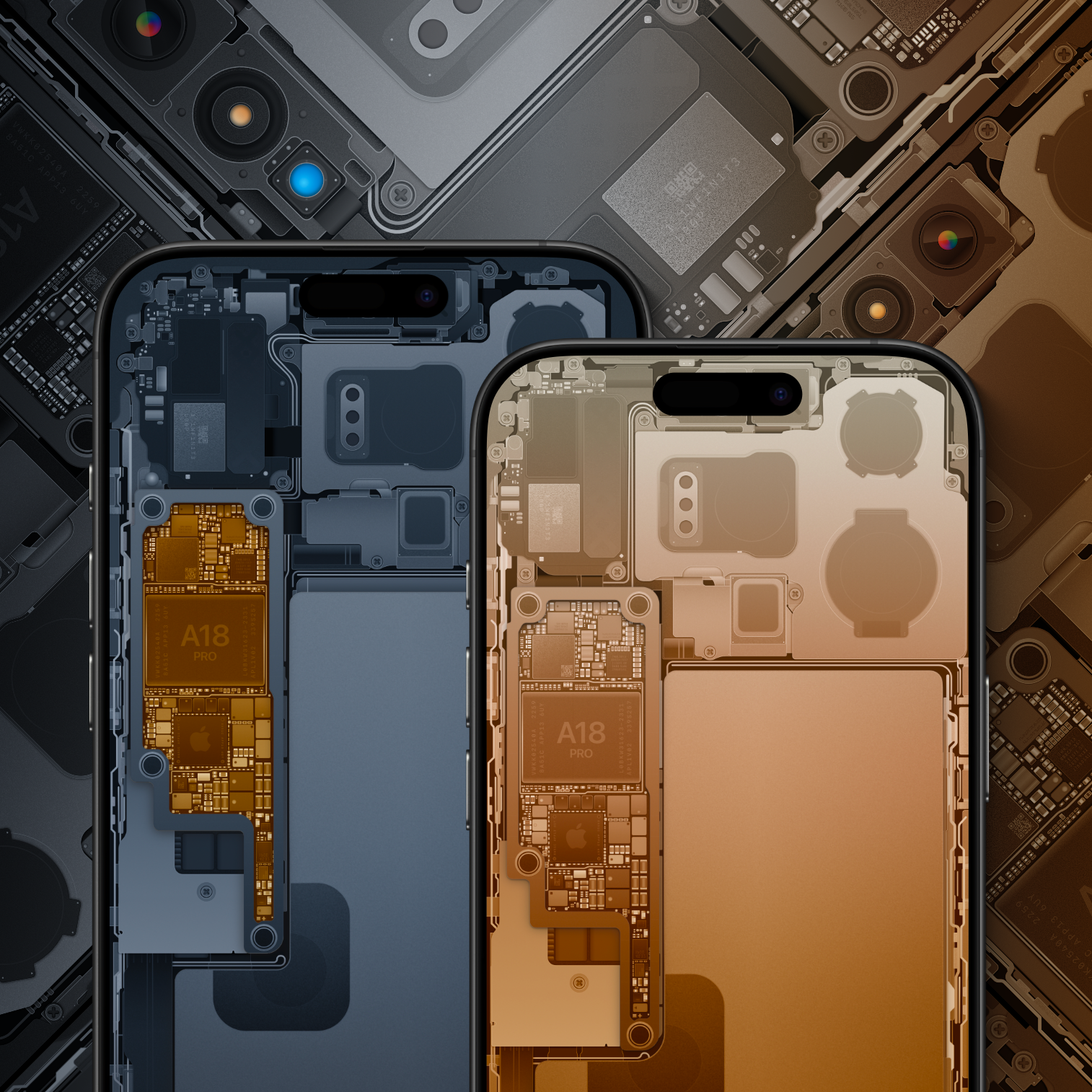 iPhone 16 Pro & Pro Max Internals Wallpapers — Basic Apple Guy