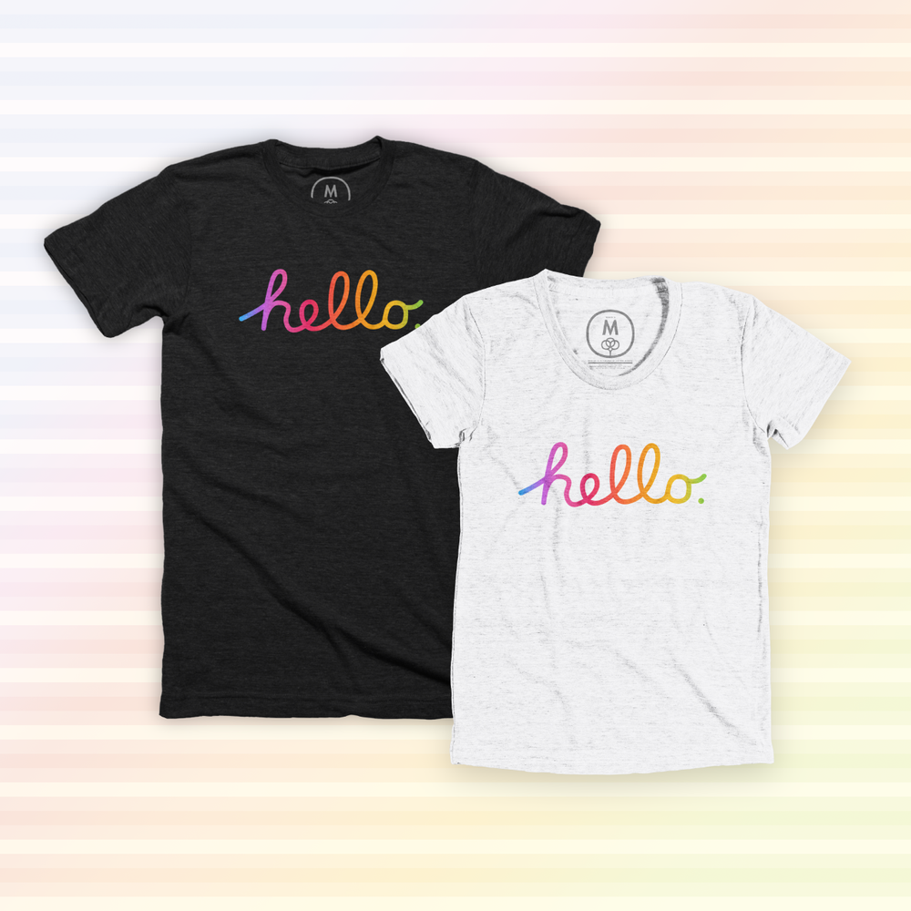 hello. Tee — Basic Apple Guy
