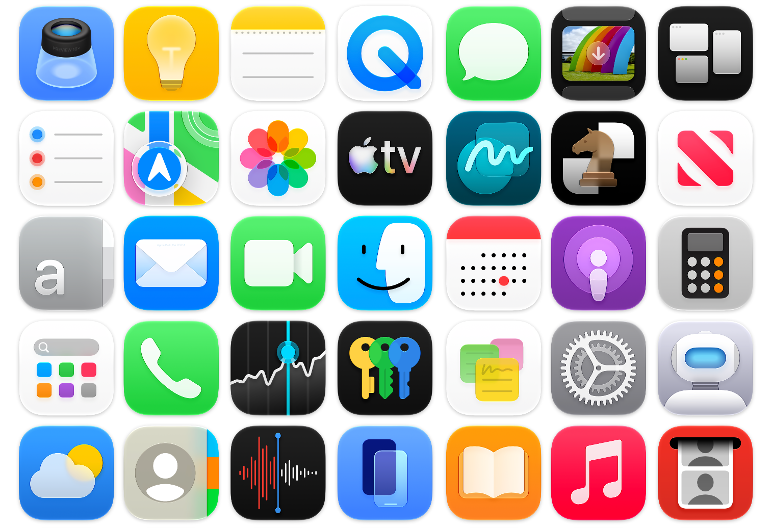 macOS Golden Gate Icon Comparison