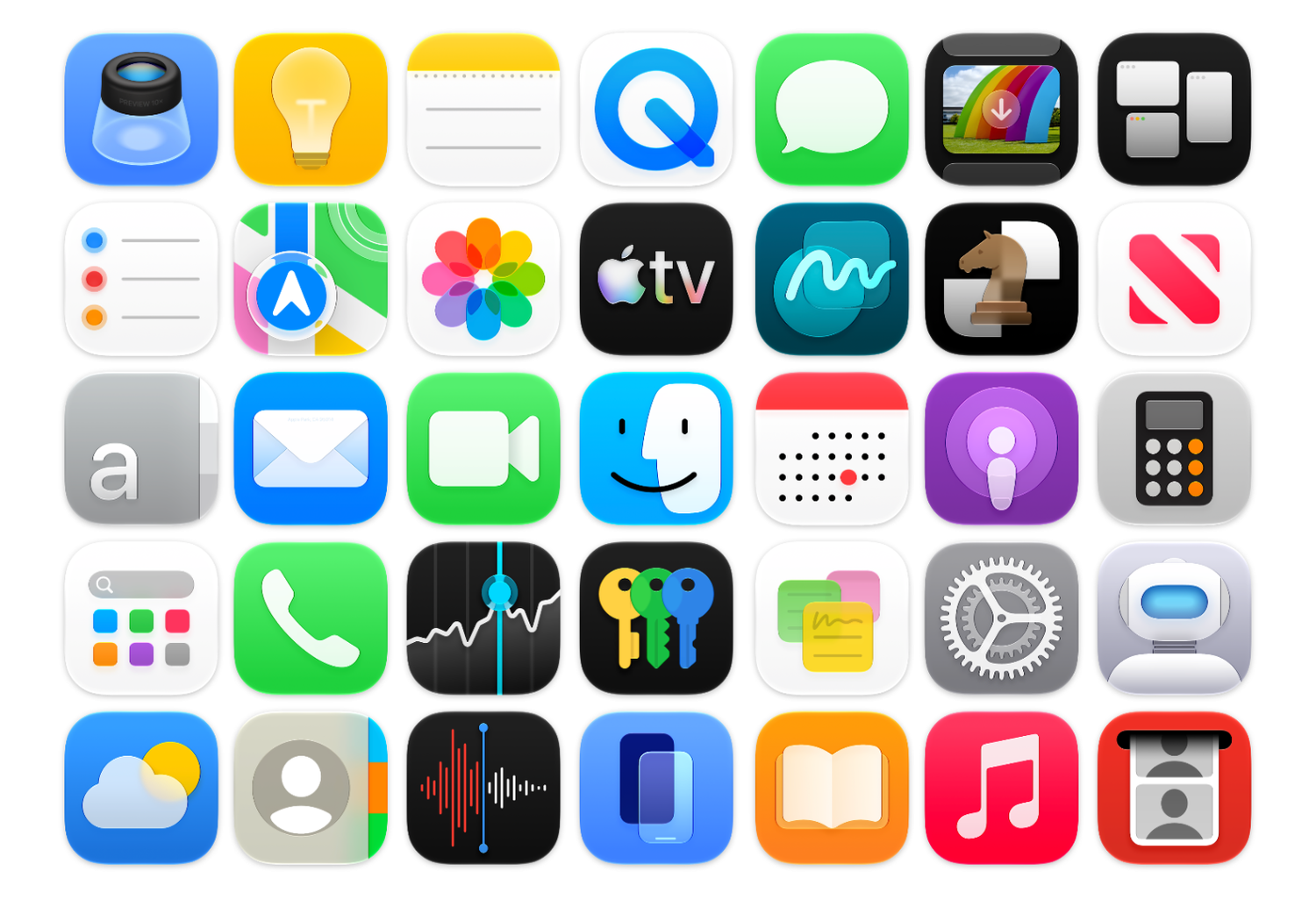 macOS Golden Gate Icon Comparison