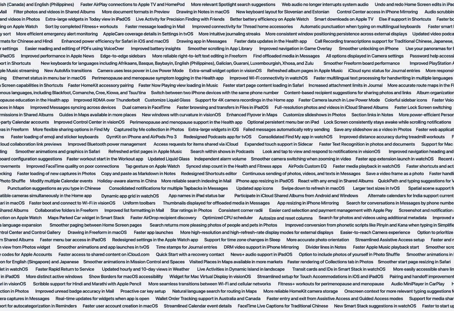 macOS Wall of Text