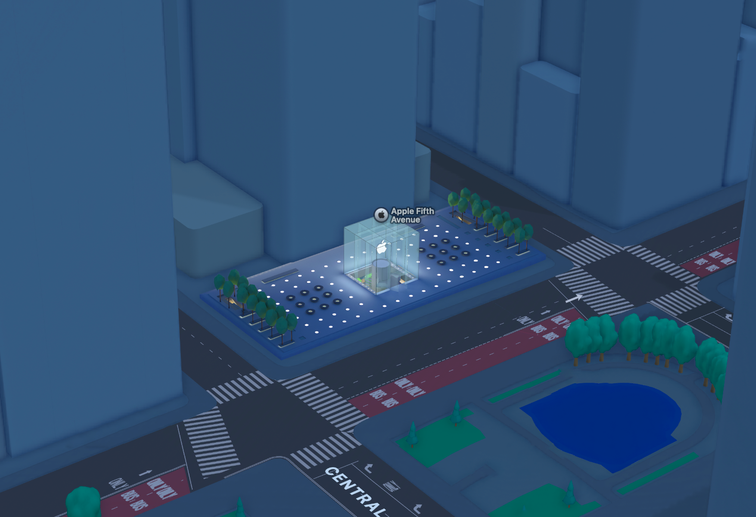 Apple Maps, Apple Stores