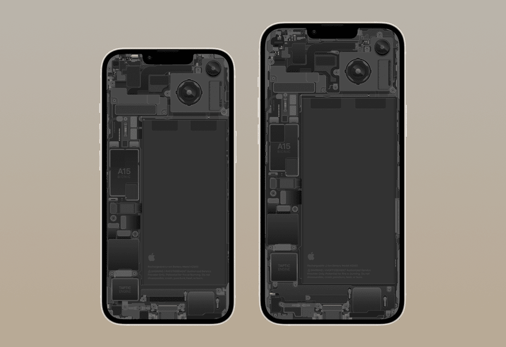 Wallpaper hardware - iPhone 14 e iPhone 14 Plus