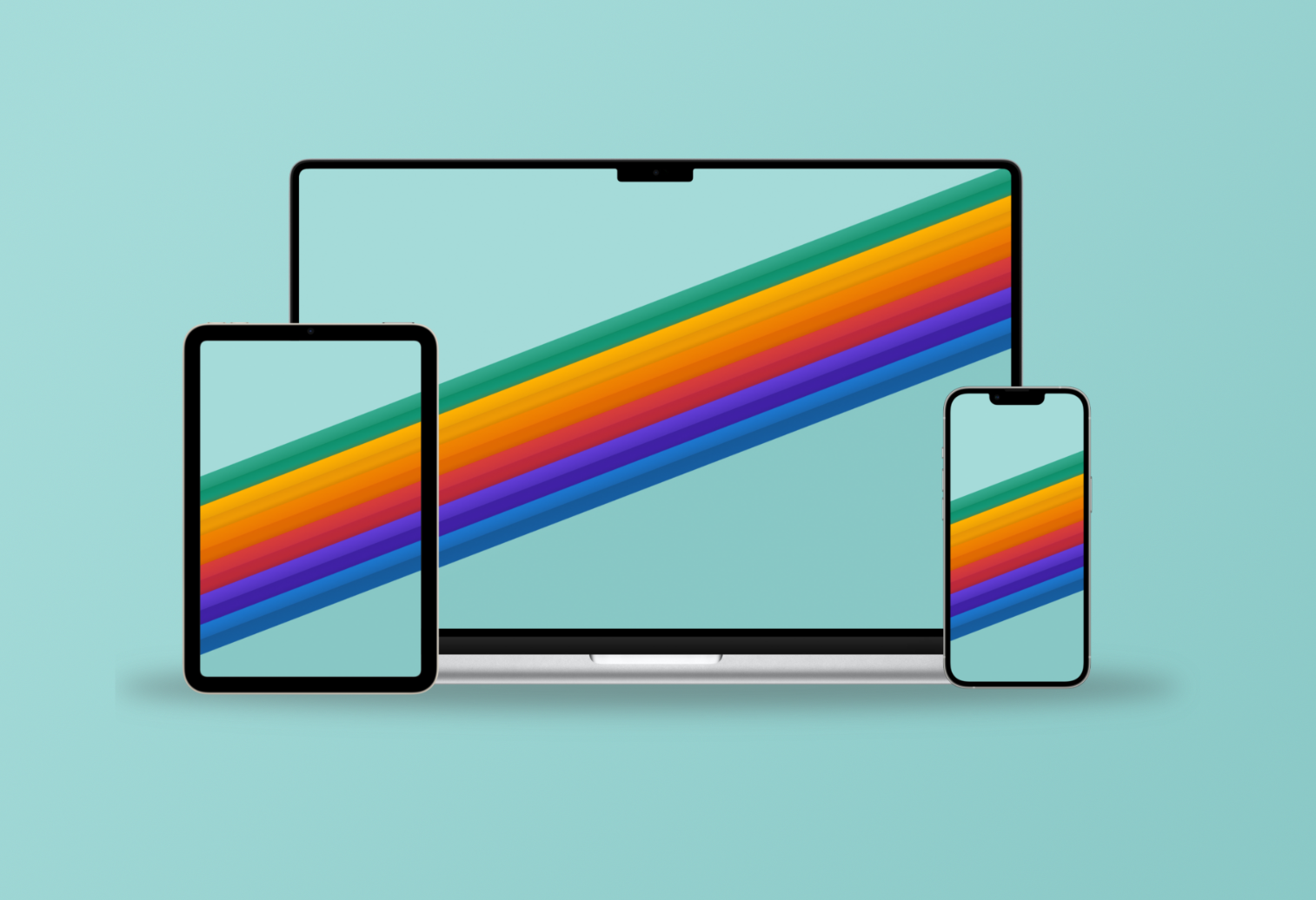 iPhone Original Rainbow Wallpapers - Wallpaper Cave