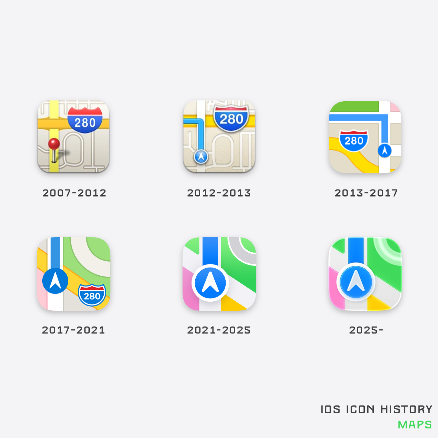 iOS Icon History — Basic Apple Guy