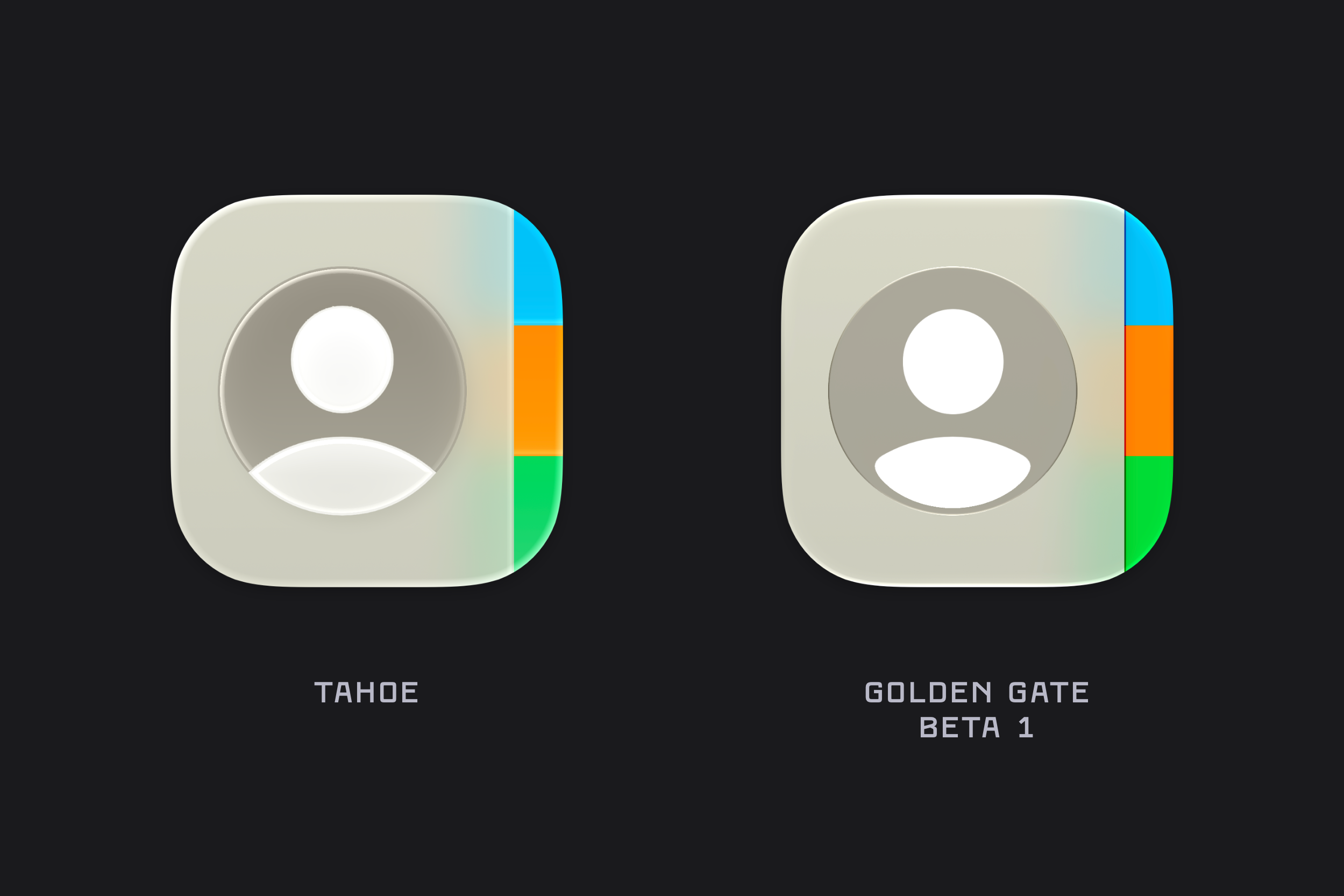 macOS Golden Gate Icon Comparison — Basic Apple Guy