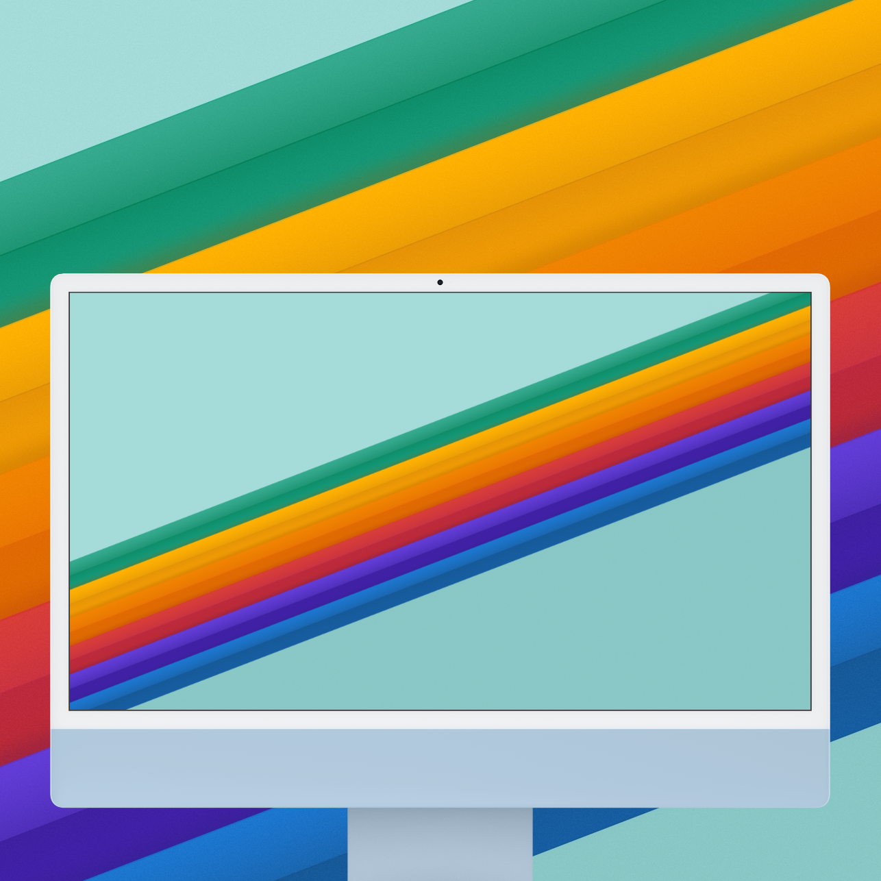 Six Retro Stripes Wallpaper — Basic Apple Guy — free download