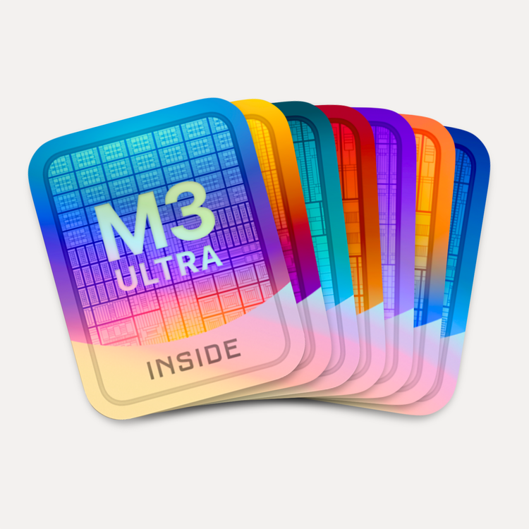 Apple Silicon Inside Stickers — Basic Apple Guy