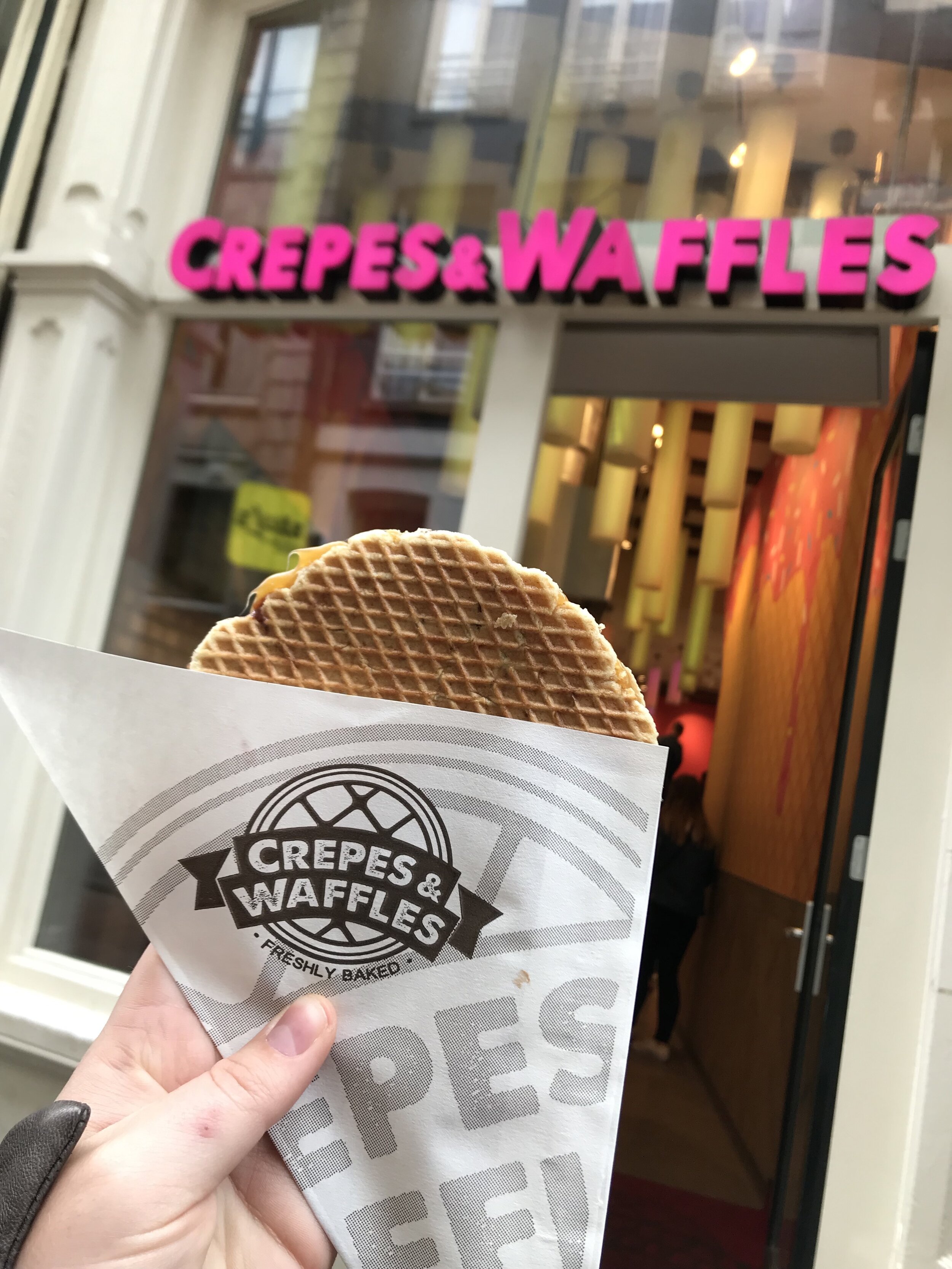 Stroopwaffles are so warm and gooey and can be presented in many different ways. All equally as delicious!  