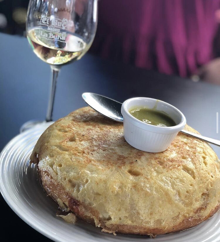 The most perfect Tortilla Española. Possibly the biggest too!