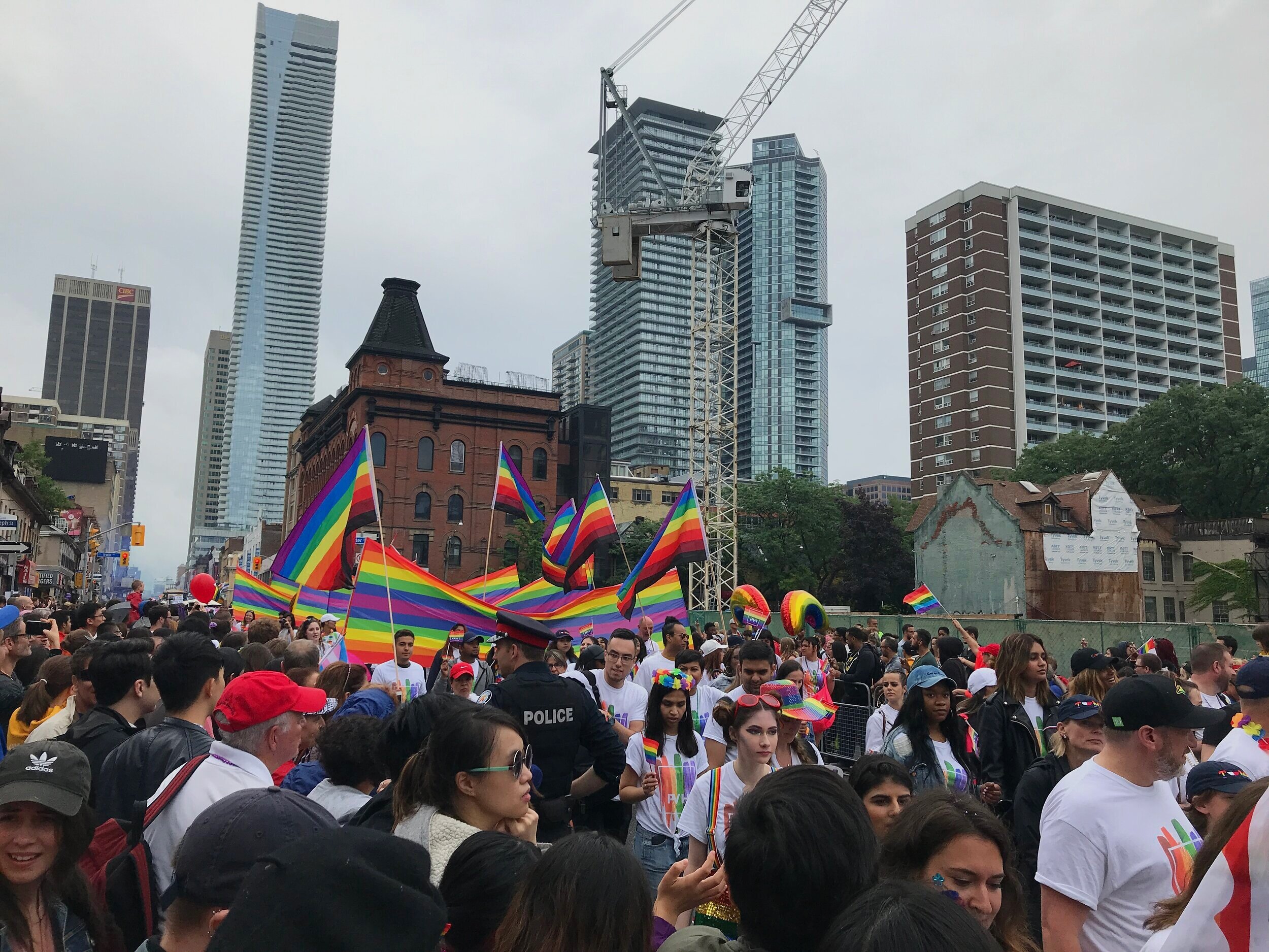 Toronto has the third largest pride festival in the world. 