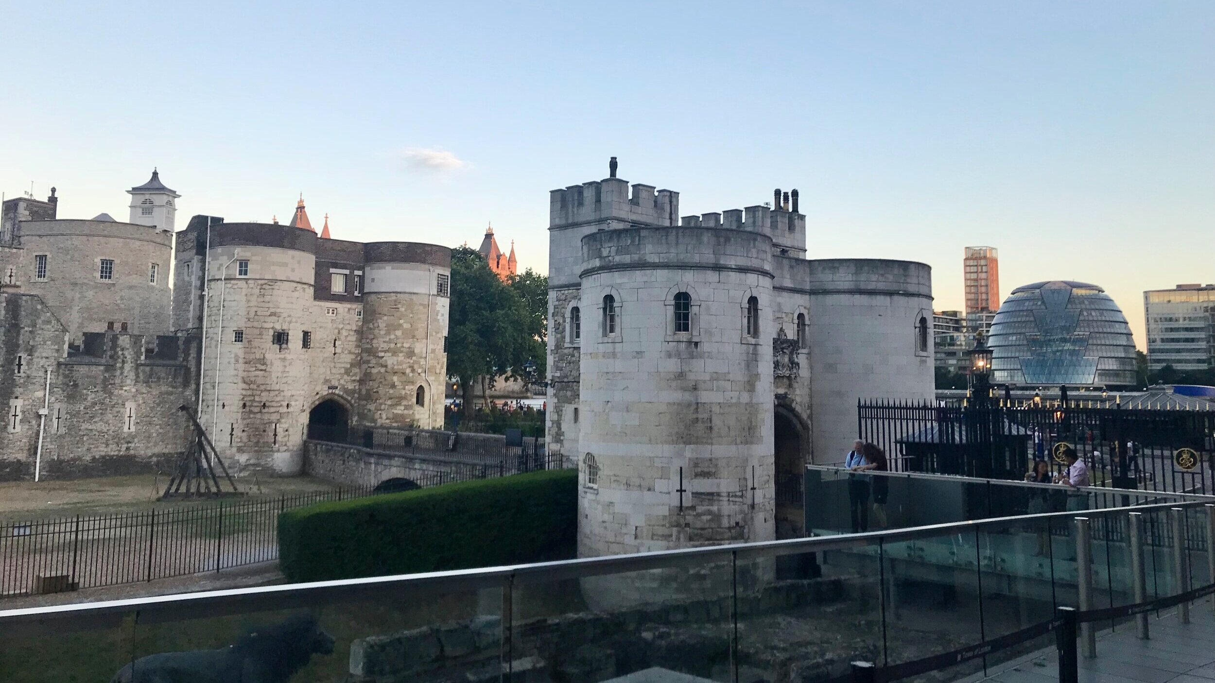 Stop 15: Tower of London - If you exit St. Dunstan in the East from the South Exit, turn left on Lower Thames Street. You will follow it all the way until you reach the Tower of LondonThe Tower of London is a historic castle that was founded in 1066. The castle was primarily used as a prison from 1100 until 1952 and held some of England’s most notorious criminals. Currently, it houses the Crown Jewels of England and is one of London’s most visited attractions. 