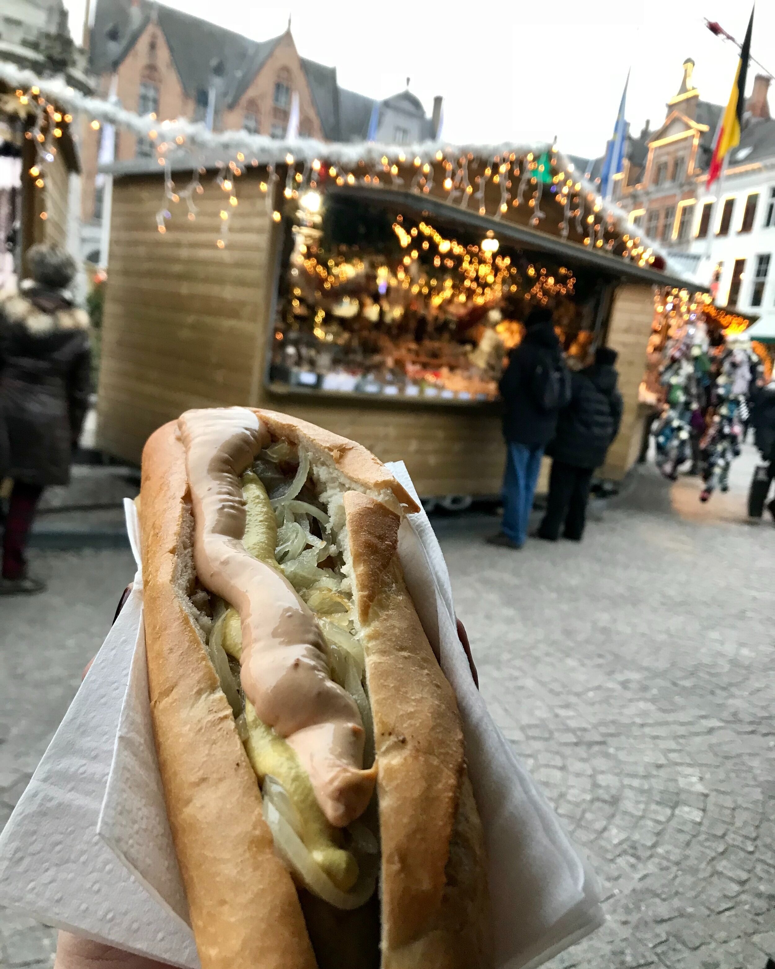 The best Bratwurst come from a Christmas Market in Belgium. Prove me wrong!