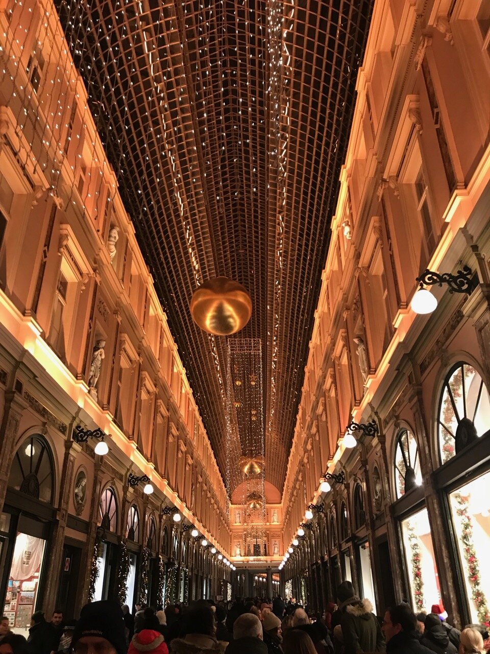 The decorations of the Galeries and the smell of warm chocolate really put you in the Christmas Spirit!