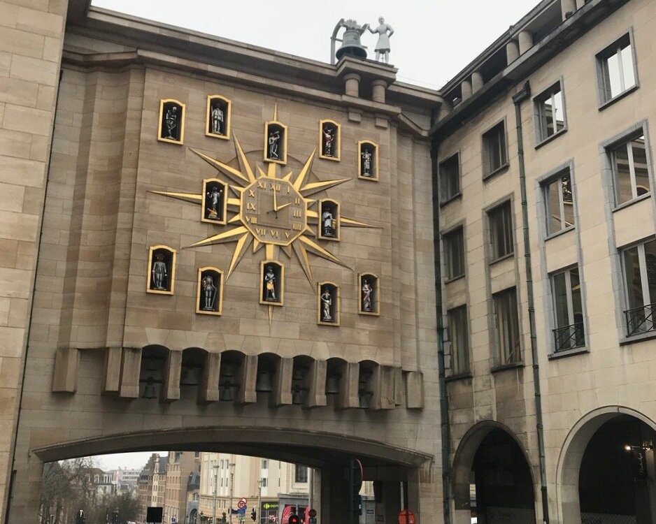 The Mont des Arts clock is my favorite clock in the world. It's chimes are beautiful and the detail is exceptional! 