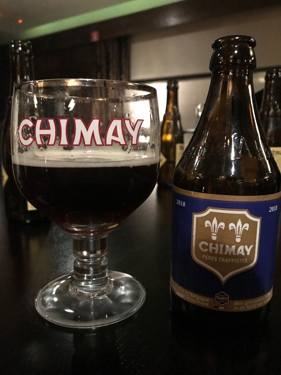Chimay is a classic Trappist Belgian beer, and is one of the beer names that made Belgian Beer famous! If you are at a Christmas market in Belgium you must try this rich beer! 