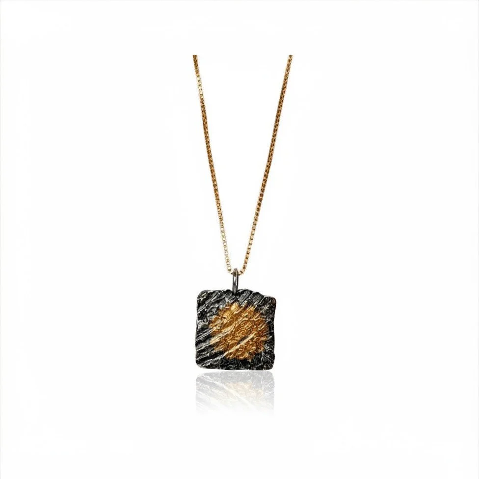 Sunburst Square Pendant