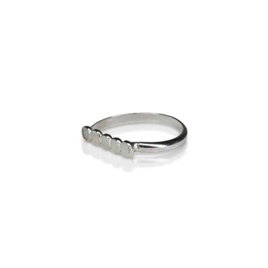 Dot Stacking Ring — Sterling Silver