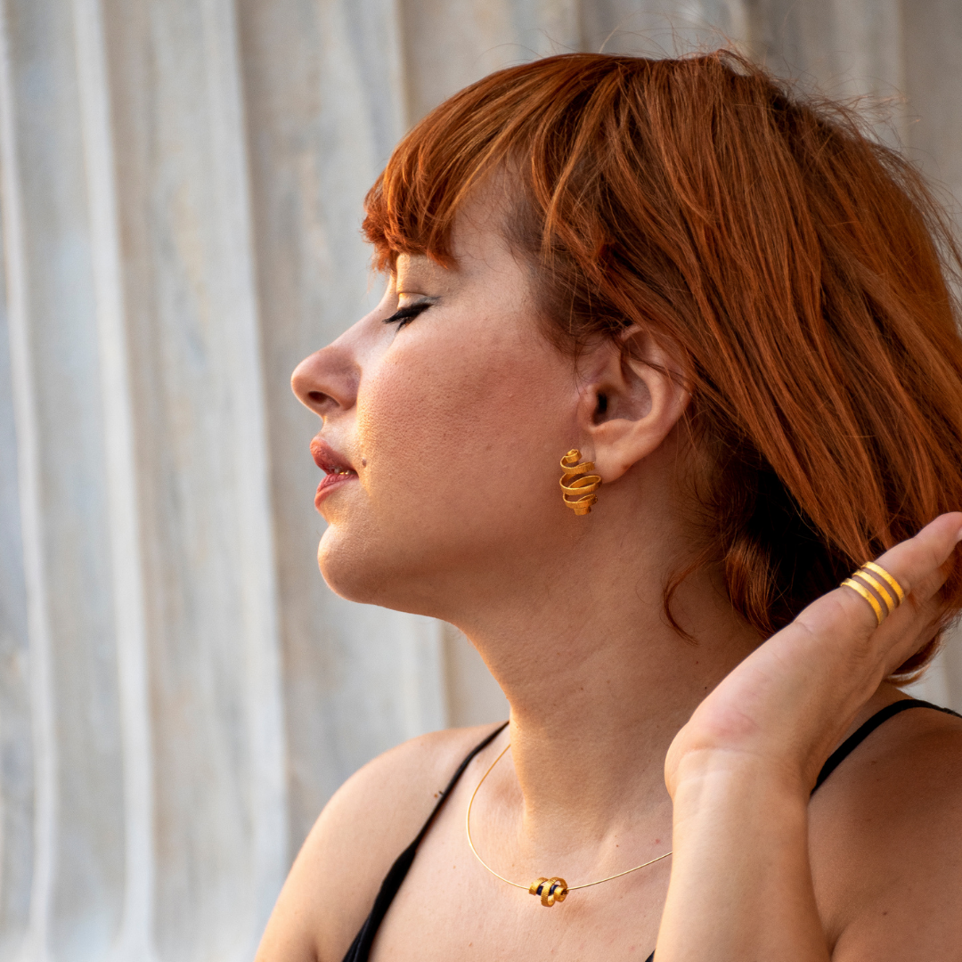 Statement Gold Earrings