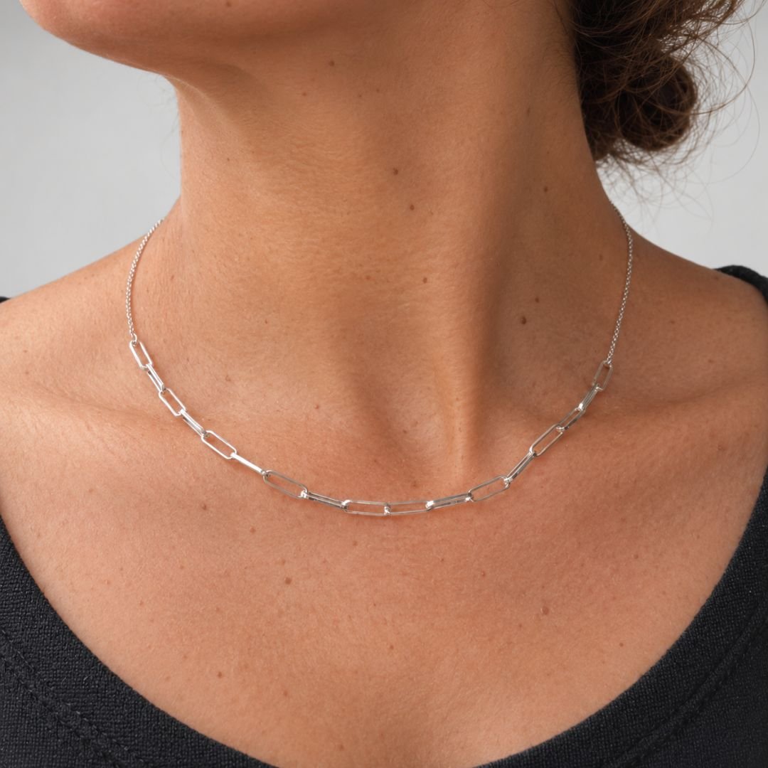 Mixed Chain Necklace-worn.jpg
