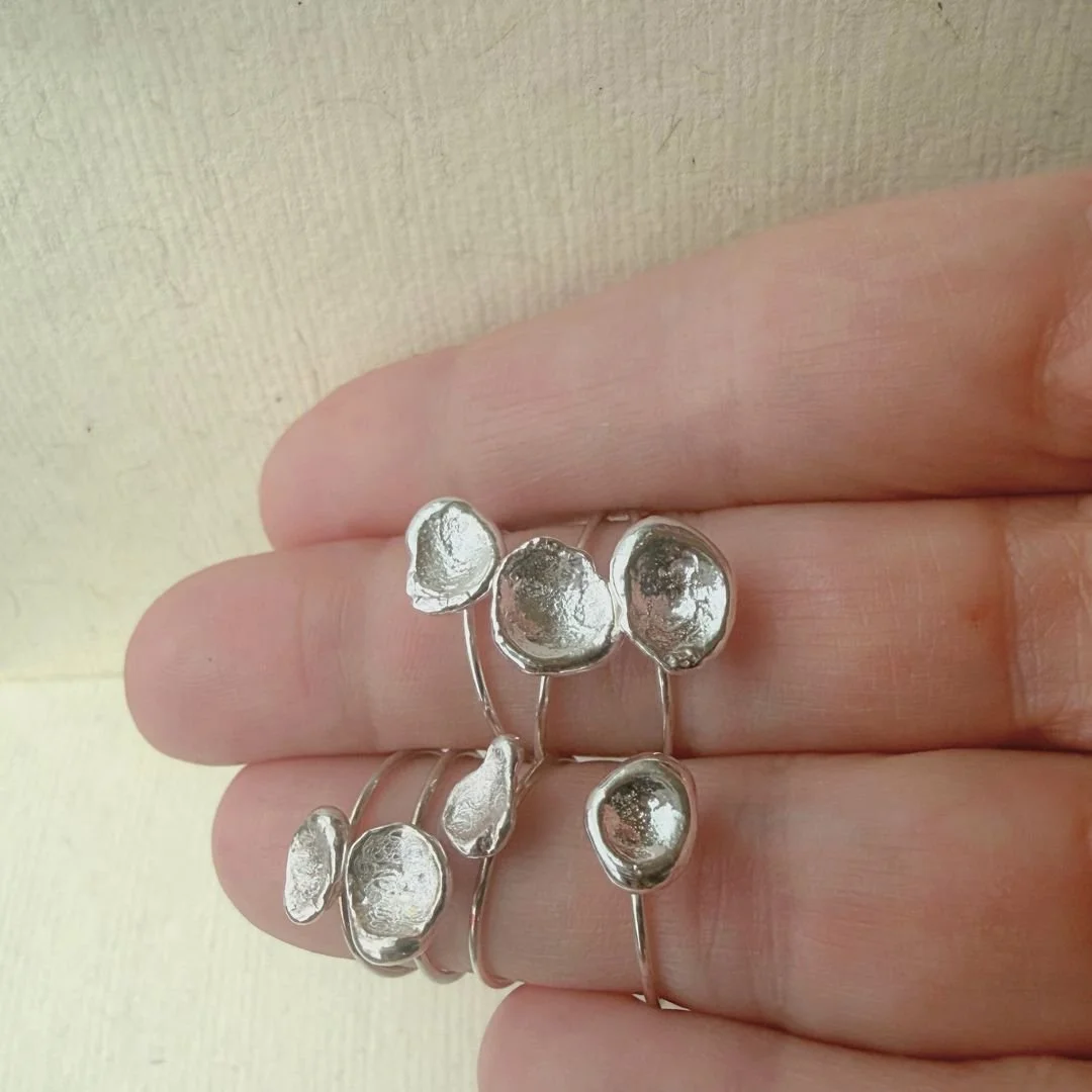 Organic form Rings in Sterling Silver - 2.jpg