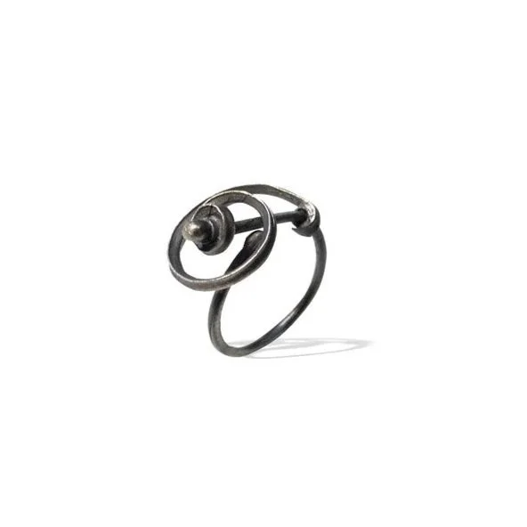 Infinity Spiral Ring — Sterling Silver