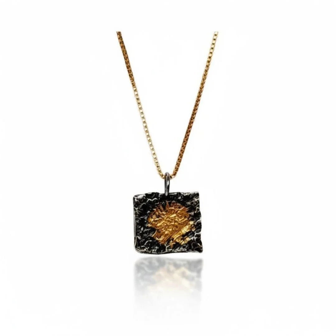 Flame Square Pendant