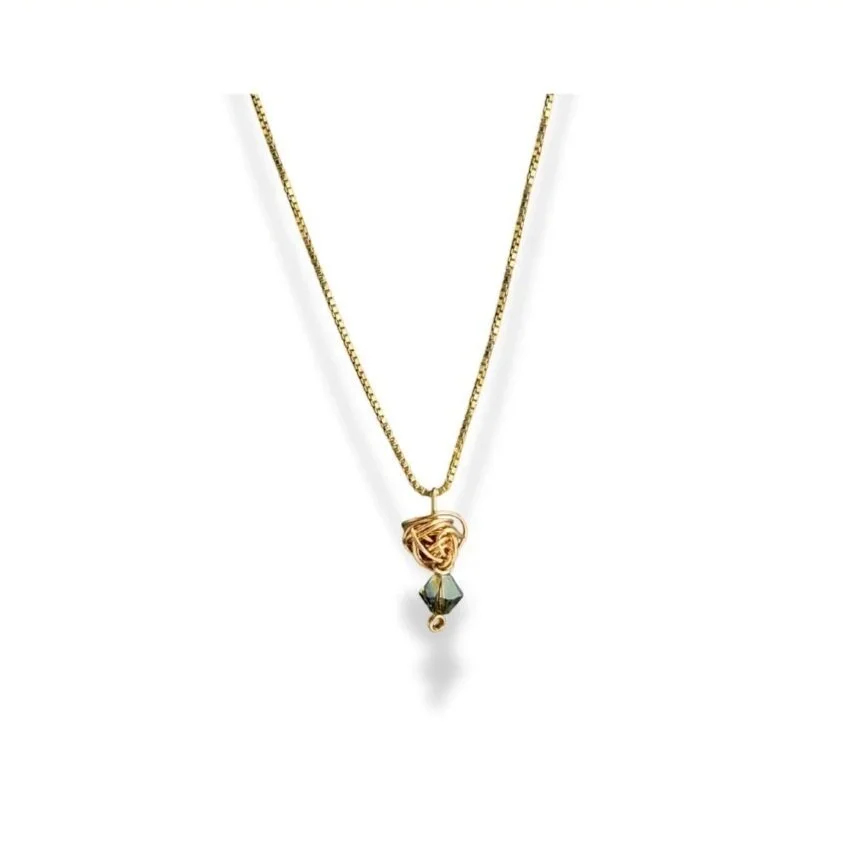 Pendant  Necklace — Swarovski & Gold Filled