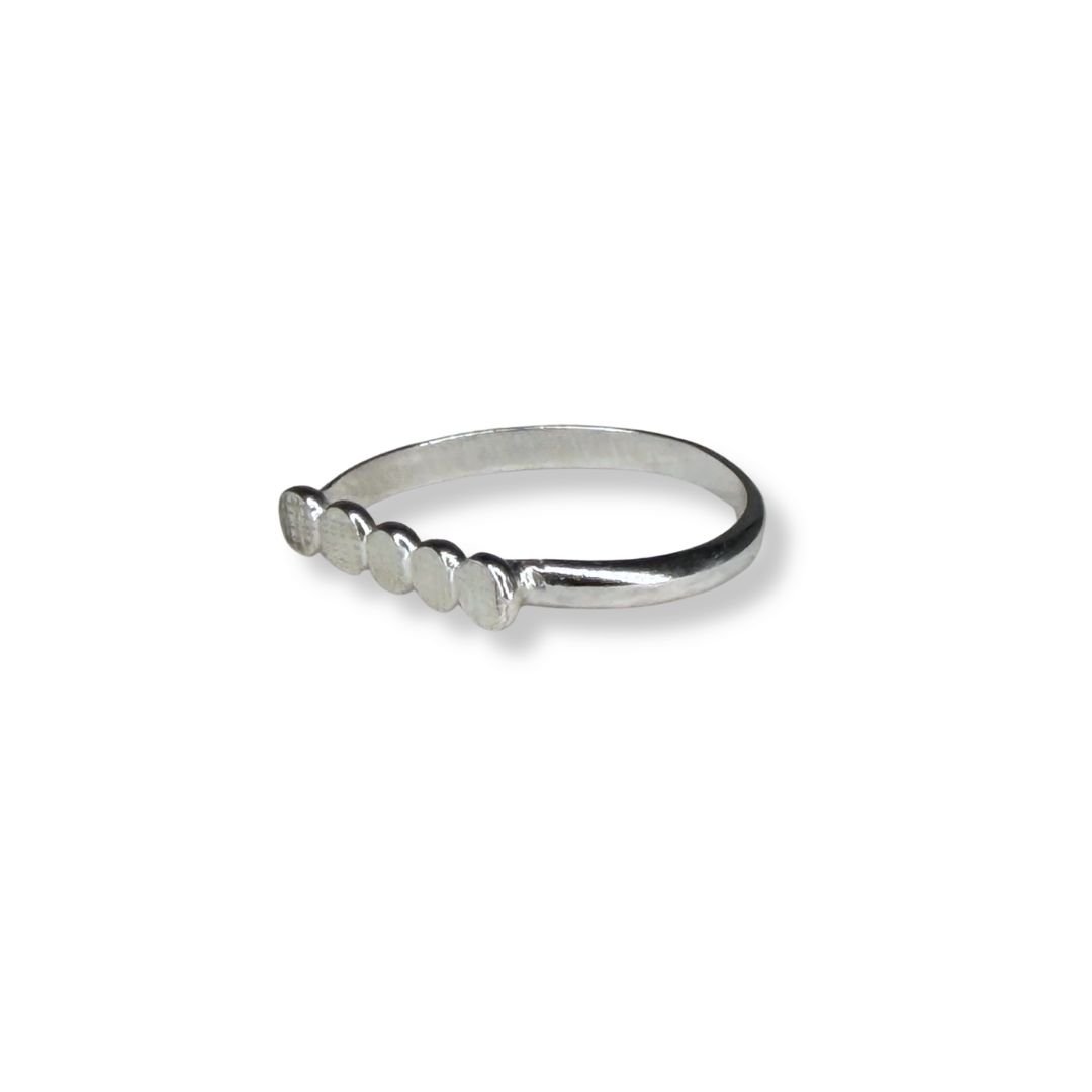 Dot Stacking Ring — Sterling Silver