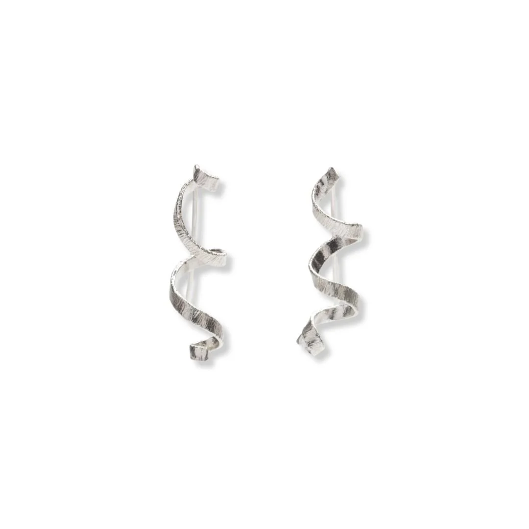 Unfolded Spiral Earrings — Sterling Silver-1.jpg