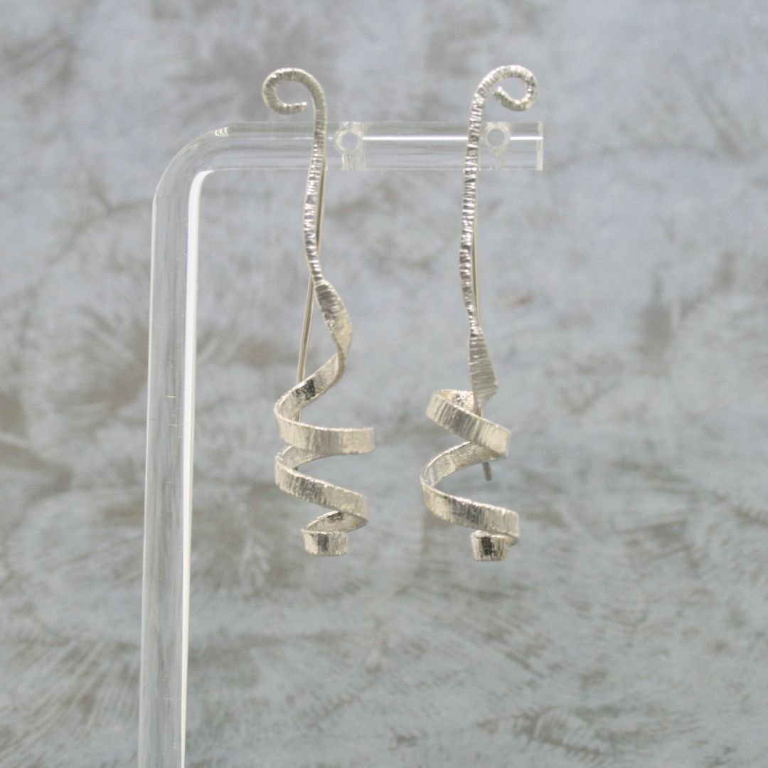 Textured Spiral Drop Earrings - L1.jpg