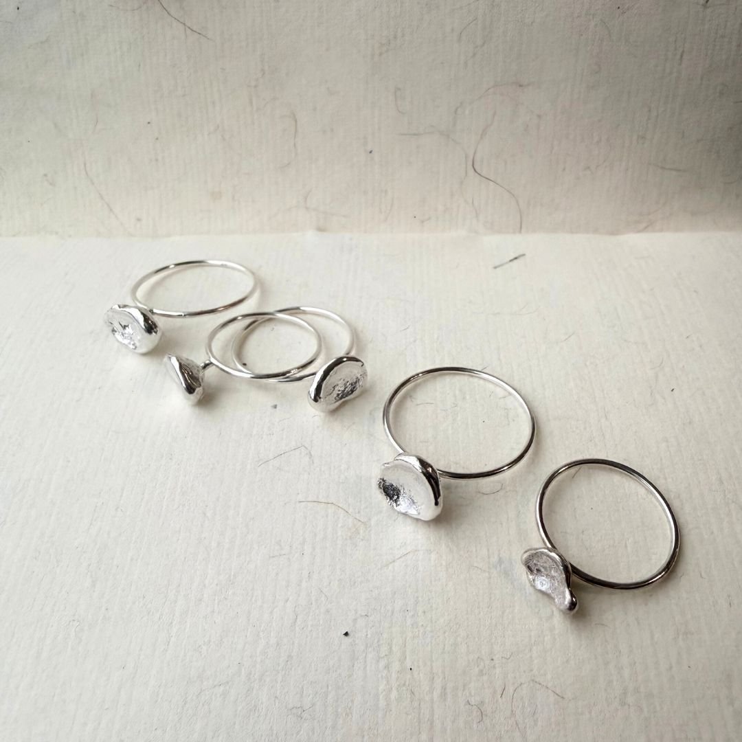 Organic form Rings in Sterling Silver - 3.jpg