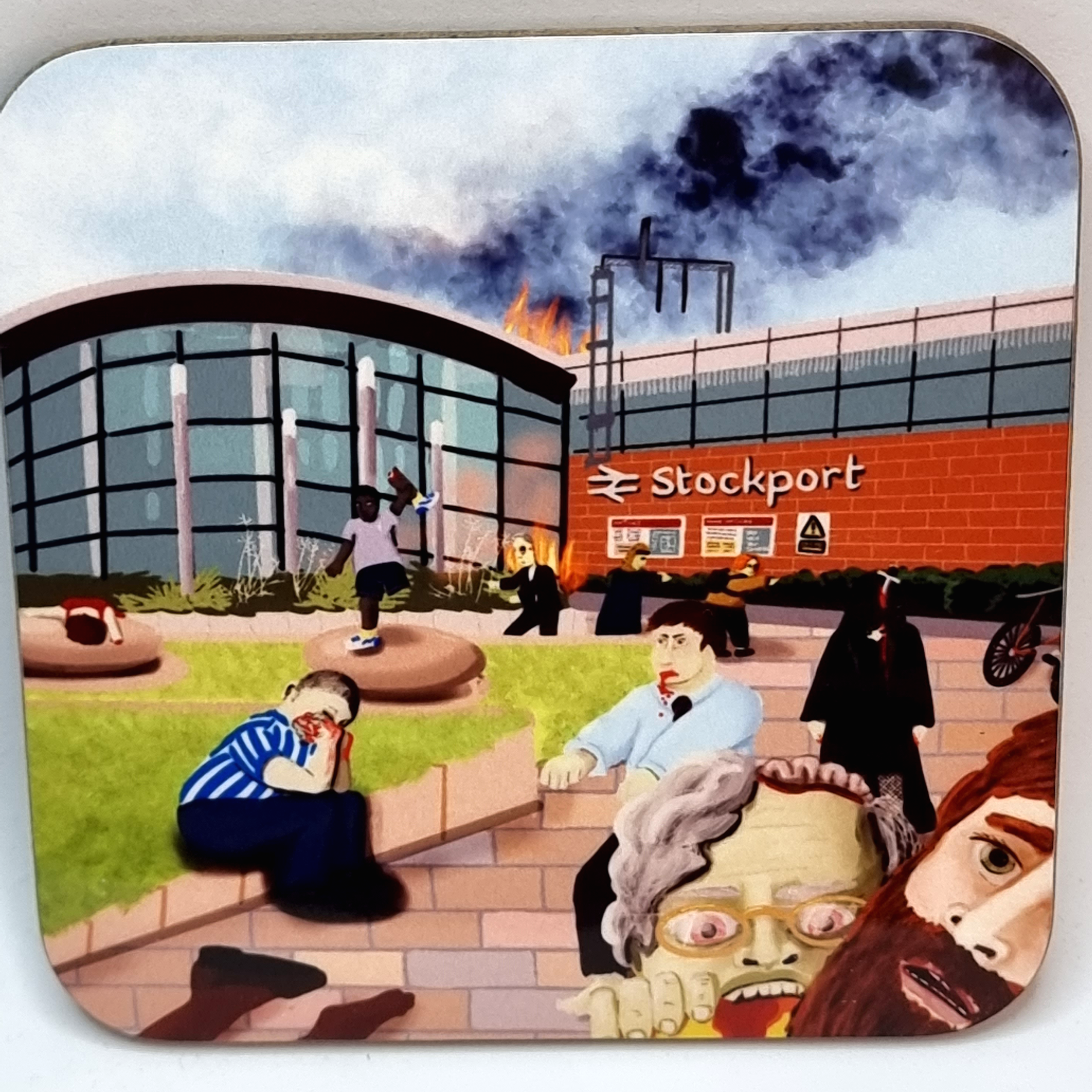 Stockport Train Station Zombie Coaster
