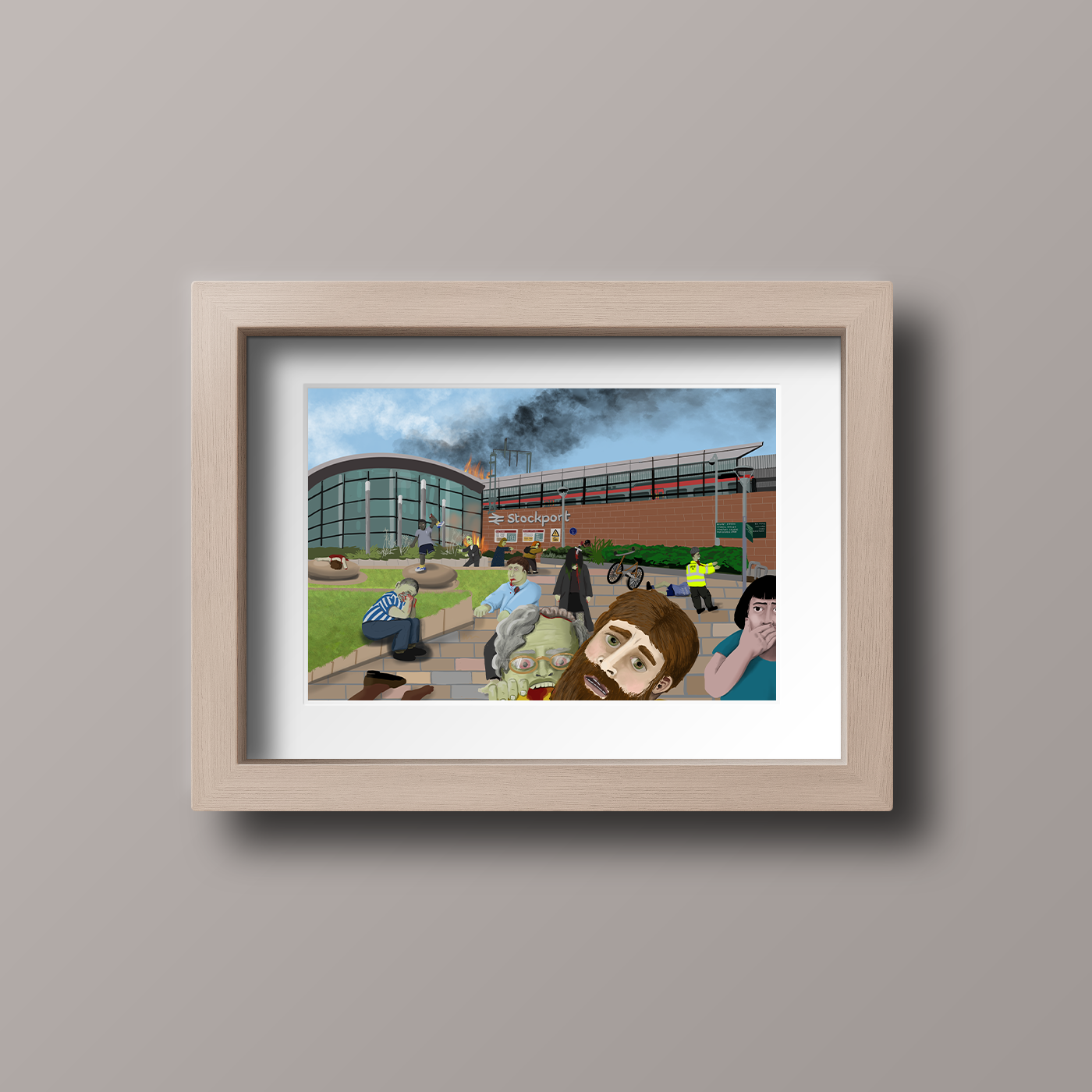 Print: Stockport Zombies A4