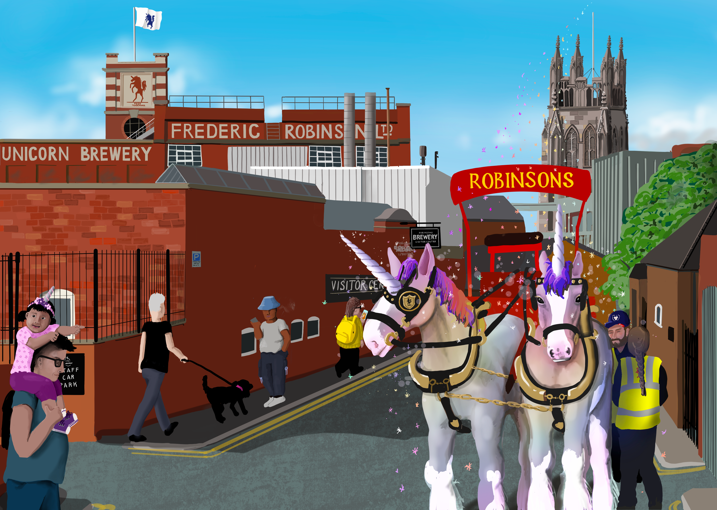 Print: The Stockport Unicorns A5