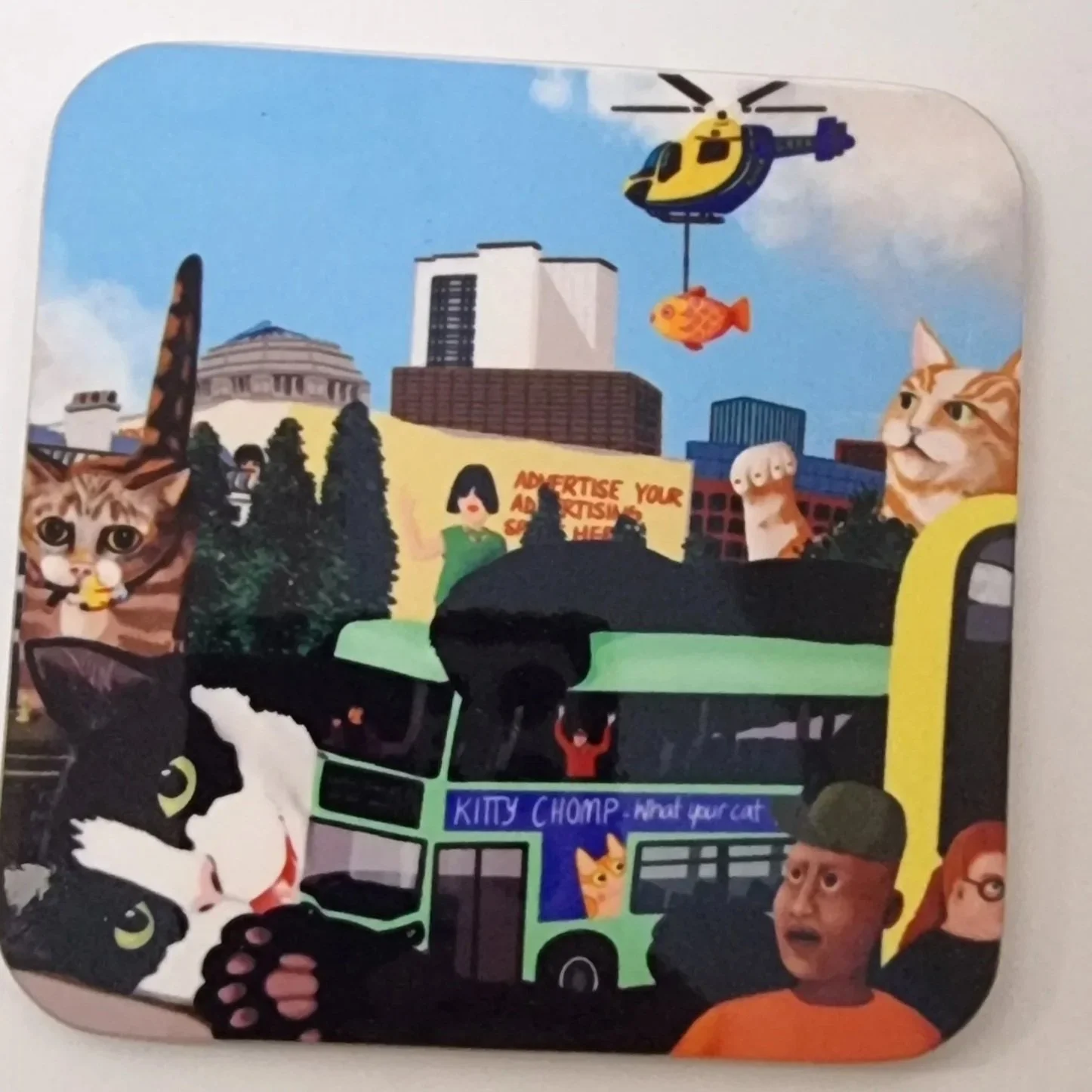 Piccadilly Cat Attack Coaster