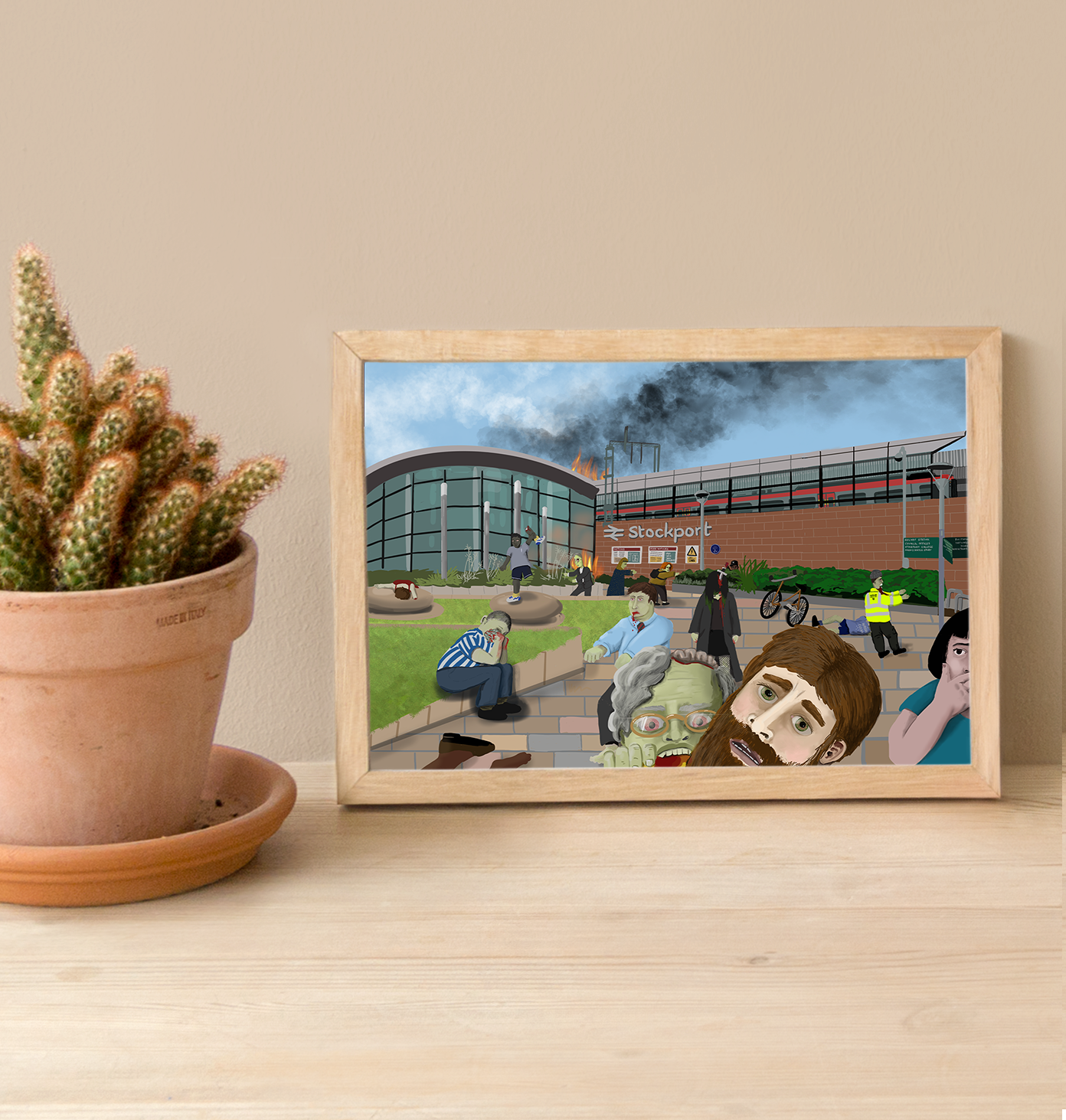 Print: Stockport Zombies A5