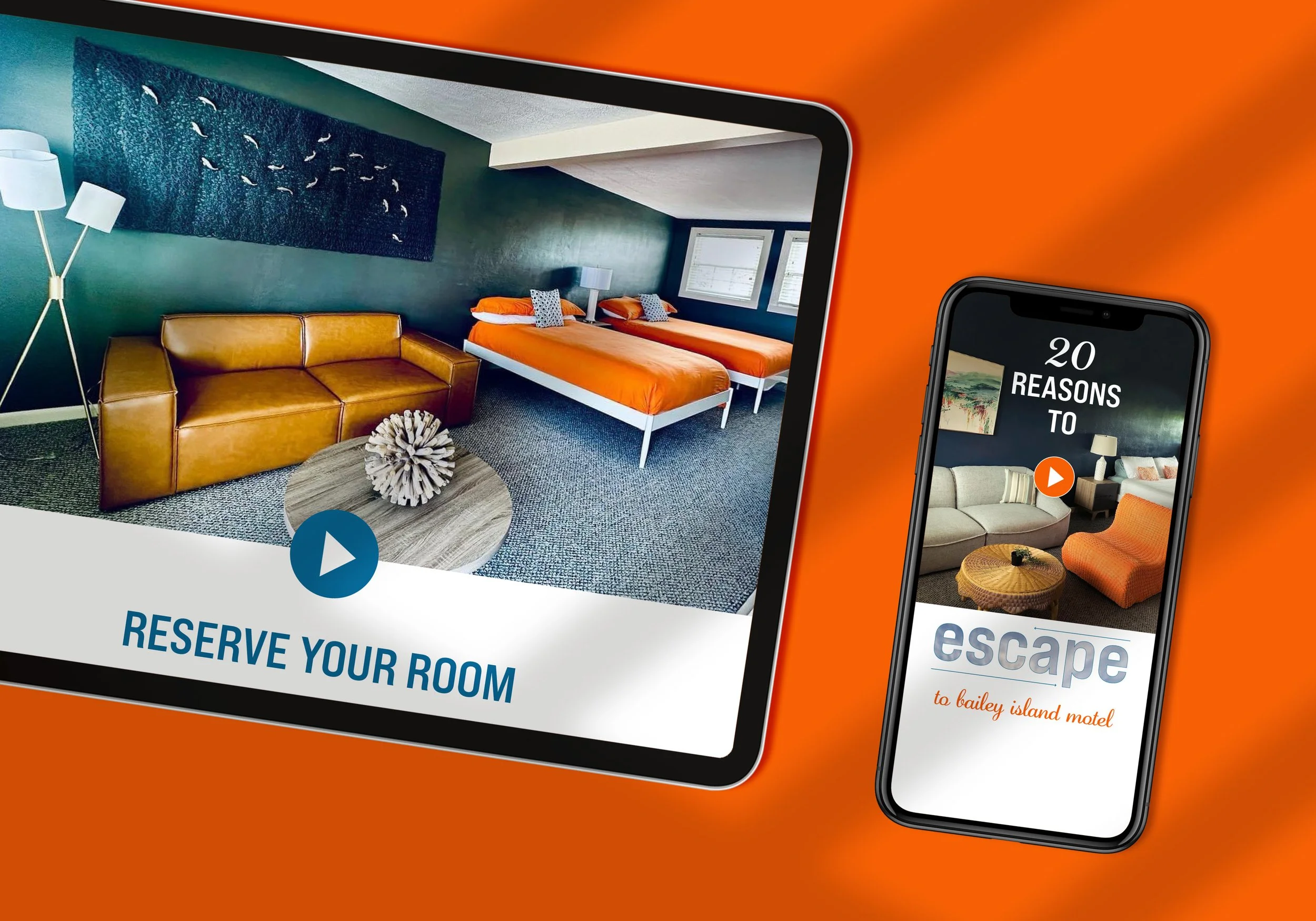 Social Media Reel + Email Content Creation: Michele Frye of Design Du Jour for Bailey Island Motel