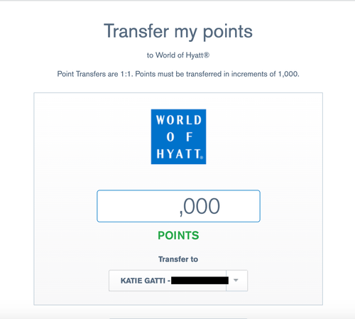 How to Transfer Chase Points to Hyatt — Millennial Money with Katie