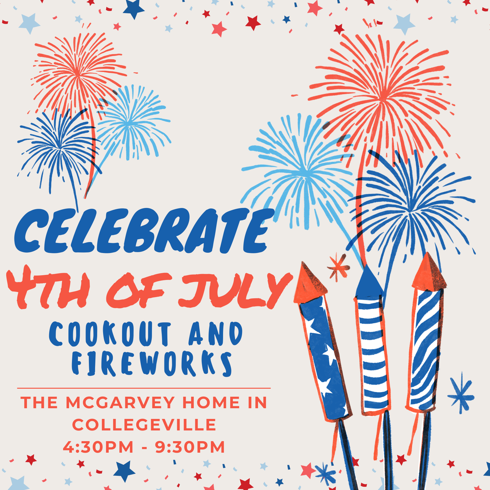4th of July Party &amp; Skippack Fireworks