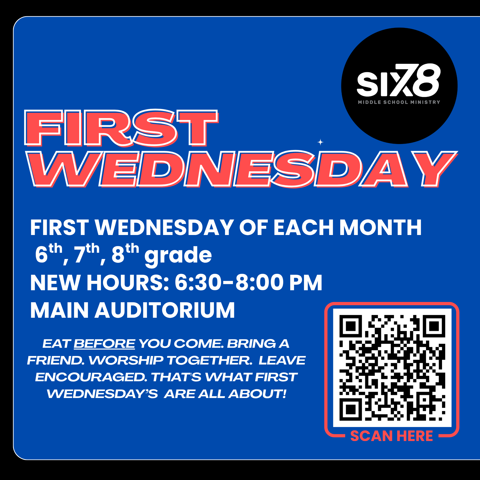 FIRST WEDNESDAY 🎉